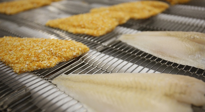 Coated whitefish fillets